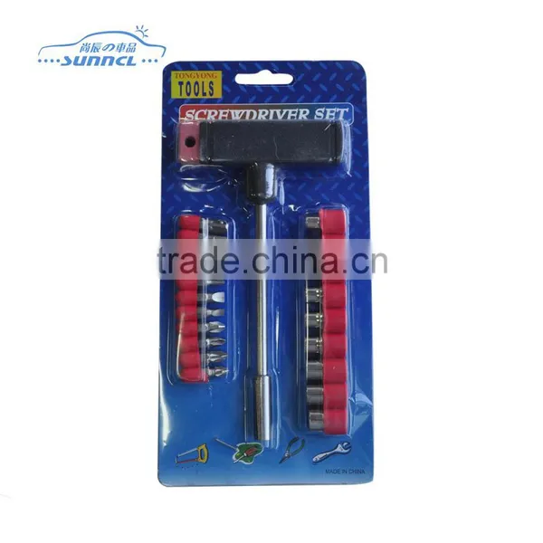 11pcs Screwdriver Bits Handle , T Shape Hand Tools Set photo-2