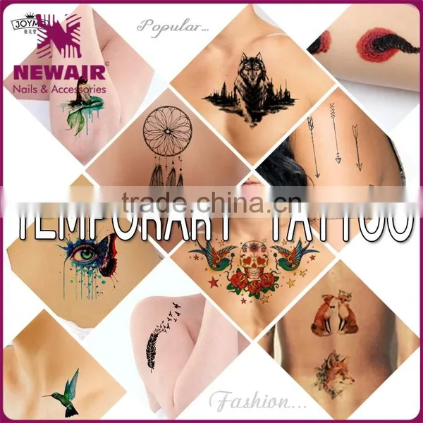 Newair OEM Promotional Black Temporary Tattoo for Adults photo-4