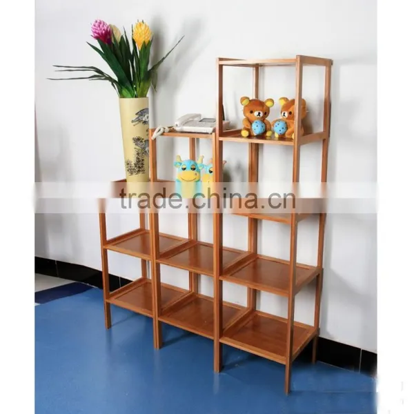 Customized Bamboo Shelf Stand, Bamboo Furniture Rack photo-2