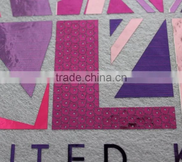 2017 Popular Holofoil LONDON City Name Design Laser Cut Applique photo-2