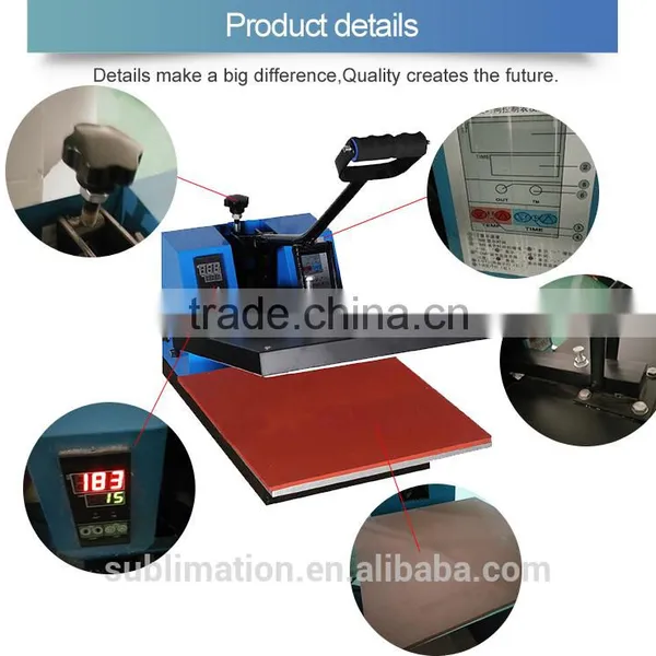 2017 Hot Sale Guangzhou Manufacturer Wholesale Cheap Price Dual Hear Press Machine photo-4