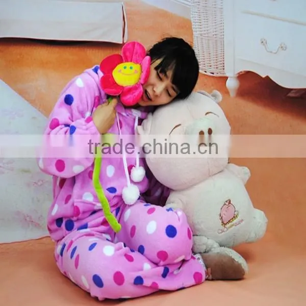 100% Polyester Printed Coral Fleece Girl's Pajamas/ Sleepwear / Dressing Gow photo-5