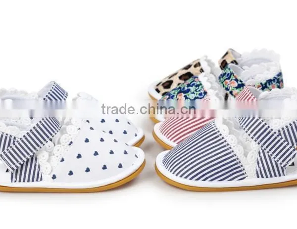 Printed Fabric Baby Shoes, Lace Fabric Baby Shoes photo-4