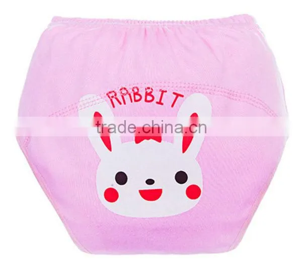 Cute Little Bear Pattern Printed 100 Cotton Reusable Baby Cloth Diaper photo-4