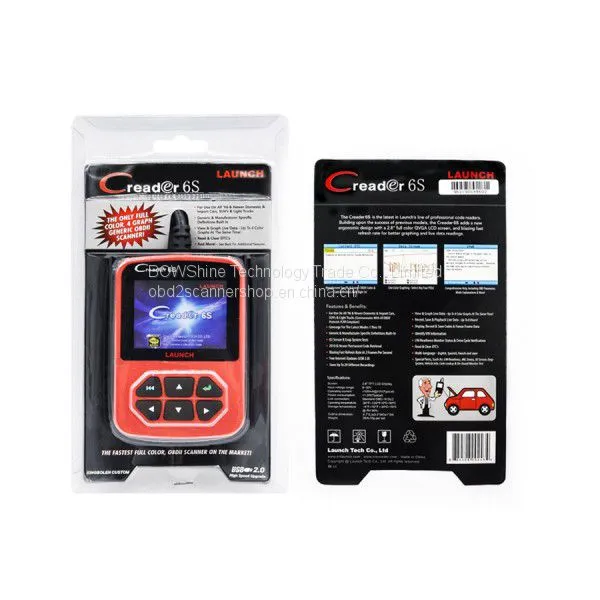Launch Creader 6s Code Scanner Launch X-431 Creader 6S Code Reader EU/USA/Asian Version photo-4
