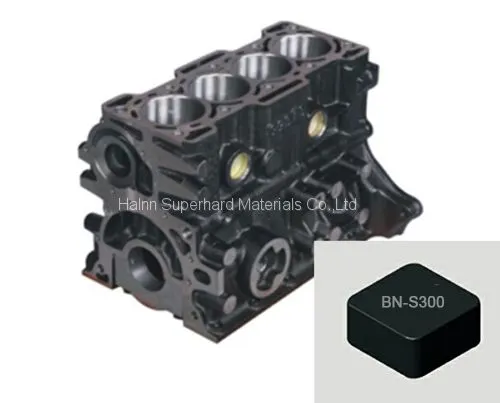 BN-S300 Solid CBN Insert Fine Milling Engine Block Achieve High Linear Speed photo-3
