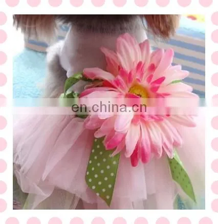 Doggy Pet Dog Clothes Party Summer Dress Rose Wedding Dress Dog Pet Puppy Clothing