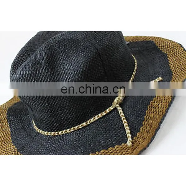 2015 New Fashion Casual Summer Sunscreen Medium Brim Cap Women Straw Hat photo-3