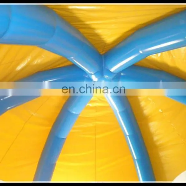 Durable Water Pool Inflatable Round Inflatable Pool With Cove Tent photo-3