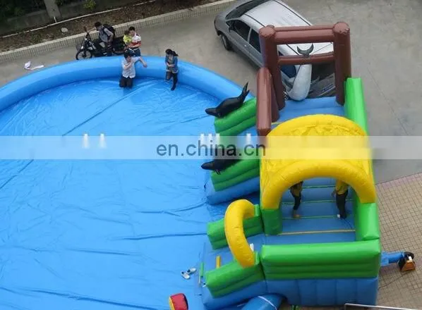 Hotsale Inflatable Pool Slide Water Park, Inflatable Water Sports Games W2014 photo-2