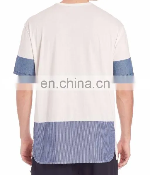 New Arrivals Cotton Plain t Shirt Loose Fitted Men Short Sleeve t Shrits photo-3