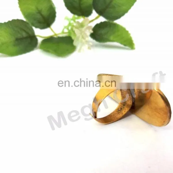 Designer Diamond Ring- Vintage Banjara Handmade BOHEMIAN RINGS-Indian Banjara Gold Plated FASHION RINGS photo-2