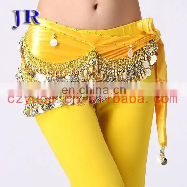 Crochet Gold Coins Belly Dance Hip Scarf Belt for Women Y-2028# photo-3