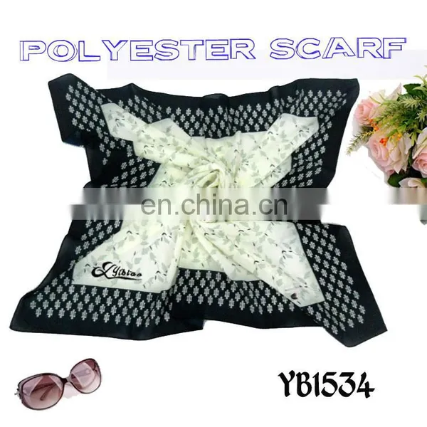 2016 China Top Fashion New Style Digital Print Polyester Turkish Chiffon Scarf Made in Factory Hot Sale in the World