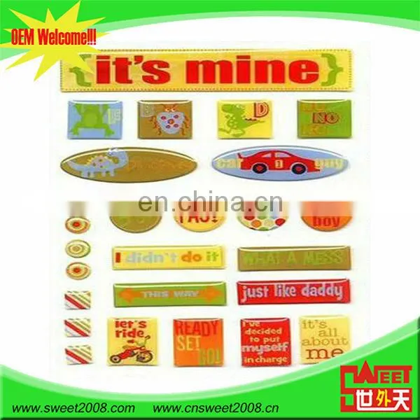 Advertisment and Label Metallic Custom 3d Sticker photo-3