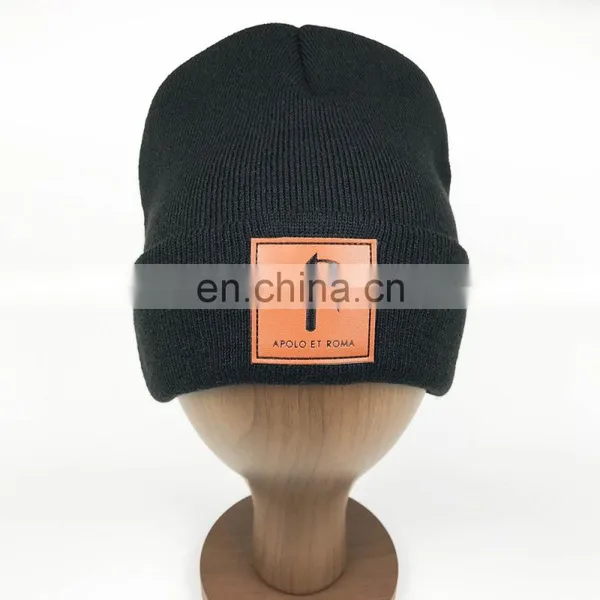 Wooly Hat Winter Cap Wooly Hat White Knitted Hat photo-3