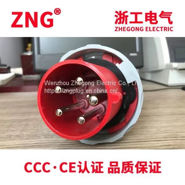 Supplying High-end Industrial Waterproof Plug 63A5P, 400V Industrial Power Plug 63A 3P+N+PE IP67 photo-2