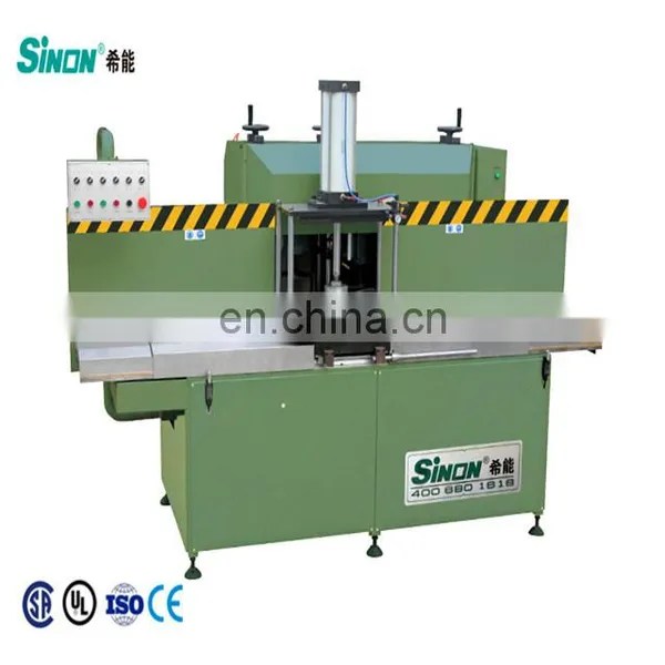 V-notch Cutting Saw PVC and Aluminum Windows Making Machine / UPVC Window Frame V Cutting Machine for Aluminum Profile photo-7