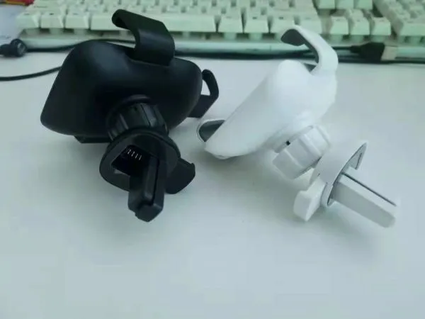 Mobile Phone Vertical Car Phone Mount Charger Qi Wireless Car Charger