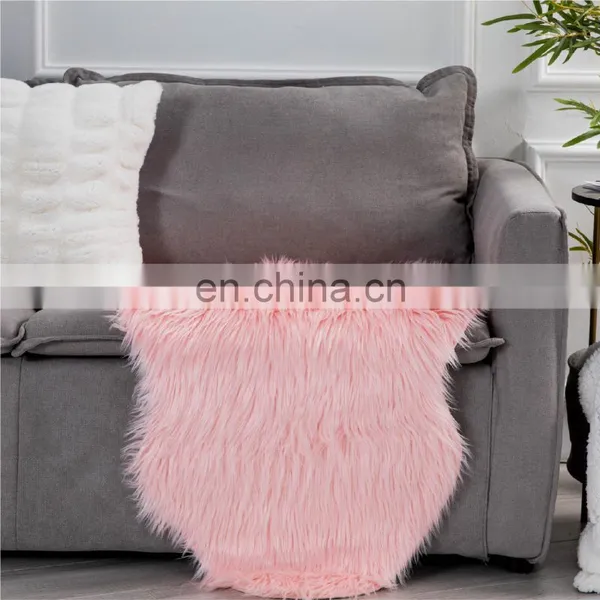 Wholesale Modern Living Room Designer Carpet Faux Fur Rug For Sale photo-4