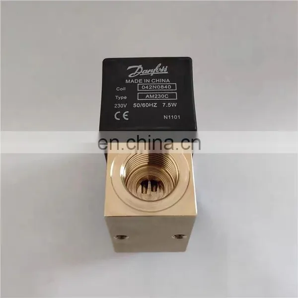 Danfoss 2 Way Brass Water Solenoid Valve AM230C 230VDC photo-2