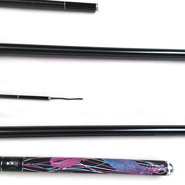 3.6m 3.9m 4.5m High Carbon Piano Stoving Varnish Athletics Sea Telescopic Fishing Rod Pole photo-3
