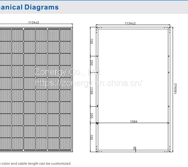 Zonergy 450w Solar Cells Panel Monocrystalline Mono Power Oem Price photo-3
