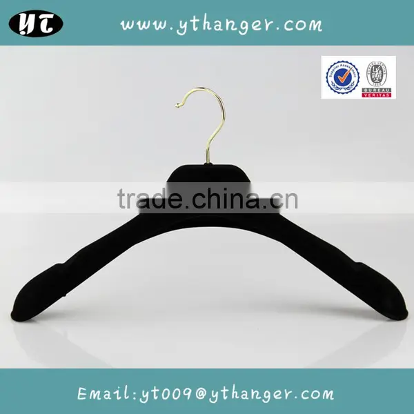 HA6997 Gold Stamping Logo for Hanger Velvet Plastic Coat Hanger Supplier's Choice photo-6