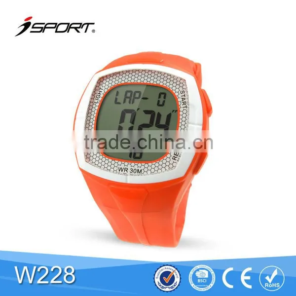 Dual Alarms 10 Laps Split Memory Wrist Mini Digital Stopwatch photo-2