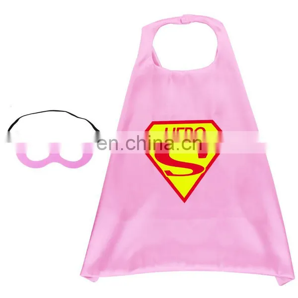 Custom Made Cheap Children Kids Costume Halloween Cute Superhero Capes Dress and Mask In TV & Movie Costumes For Boys and Girls photo-4