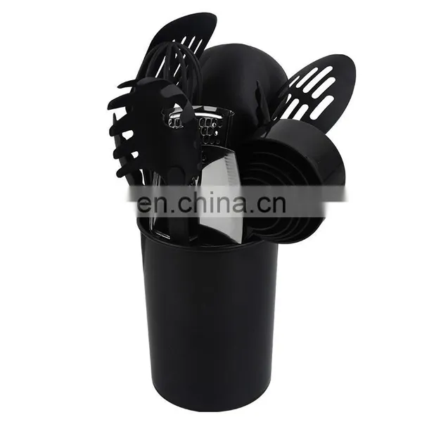House Hold Stainless Steel Modern Set Reusable Kitchenware Serving Nylon Utensils photo-2