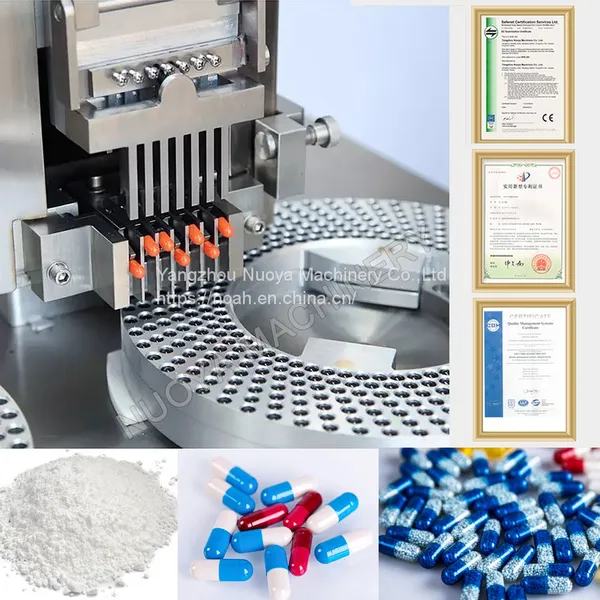 JTJ-I Pharmaceutical High Efficient Semi Automatic Spirulina Empty Capsule Filling Machine photo-3