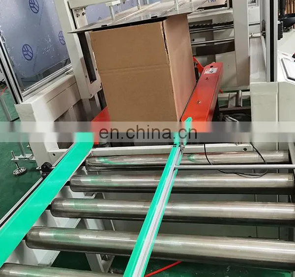 Packing Line Automatic Cardboard Carton Unpacking Bottom-Sealing Carton Forming Machine photo-3