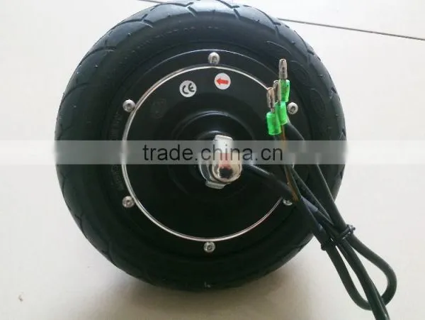 6 Inch 48V Brushless Gearless Electric Wheel Hub Motor With Braking Device for Scooter photo-2