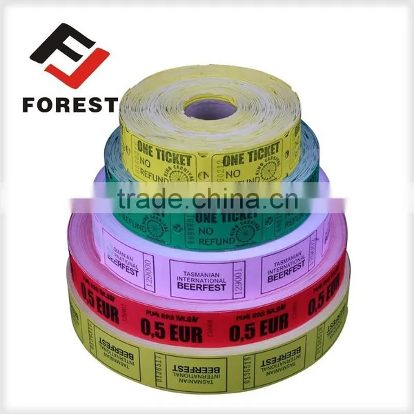 Customization Two Lines Coupon Rebate Ticket, Raffle Tickets, Coupon Ticket photo-4