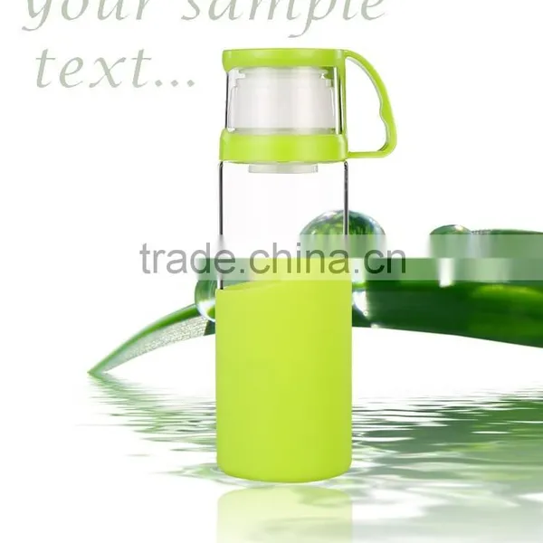 High Temperature Resistance Glass Water Bottle