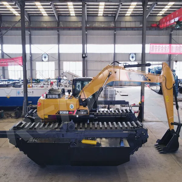 Marsh Equipment Амфибияный экскаватор Амфибияный бугги для болот с ковшом для дражебуривания