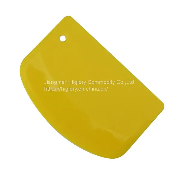 Food Grade Easy Clean Multifunctional Non Stick Cake Baking Tools Plastic Dough Scraper photo-2
