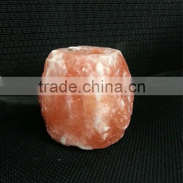 Himalayan Salt Candle Holder / Portavela de Sal Natural / Sal Del Himalaya photo-2