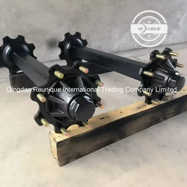 Unbraked Axle Farm Trailer Stub Axle