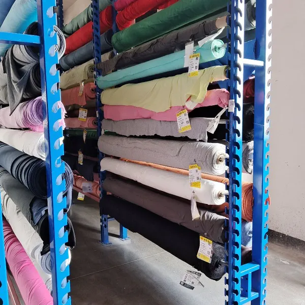 Double Deep Selective Pallet Rack for Heavy Duty Warehouse Storage of Steel Metal and Fabric Rolls photo-2
