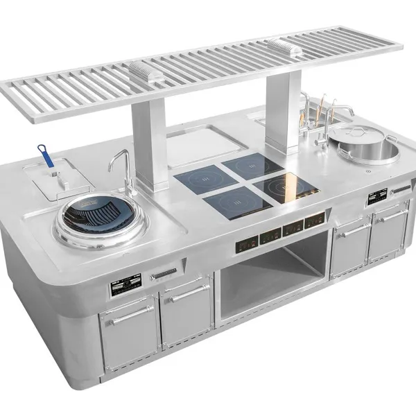 Luxury Commercial Combination Range Stainless Steel Cooking Equipment for Hotel Kitchen photo-3