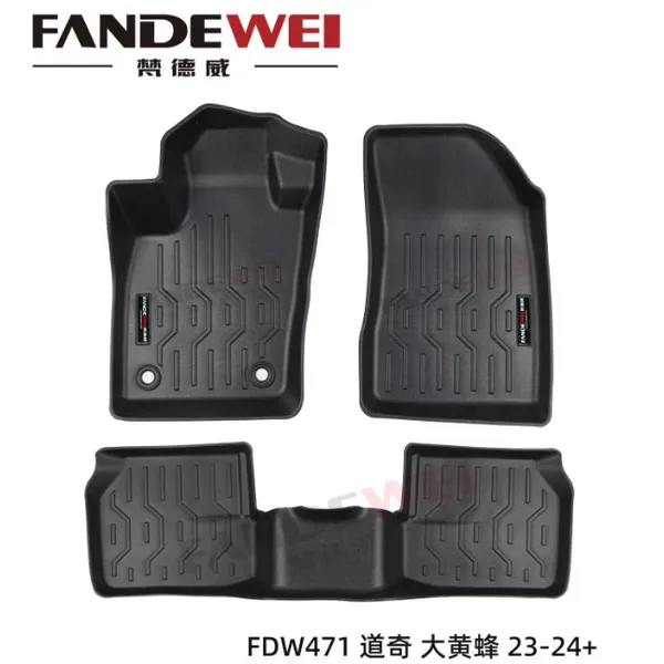 for Dodge Ram 1500 2500 Journey Durango 3D Car Floor Mat Luxury Carpet Easy to Clean Anti-slip Makers Custom All Weather Zero Formaldehyde Waterproof photo-4