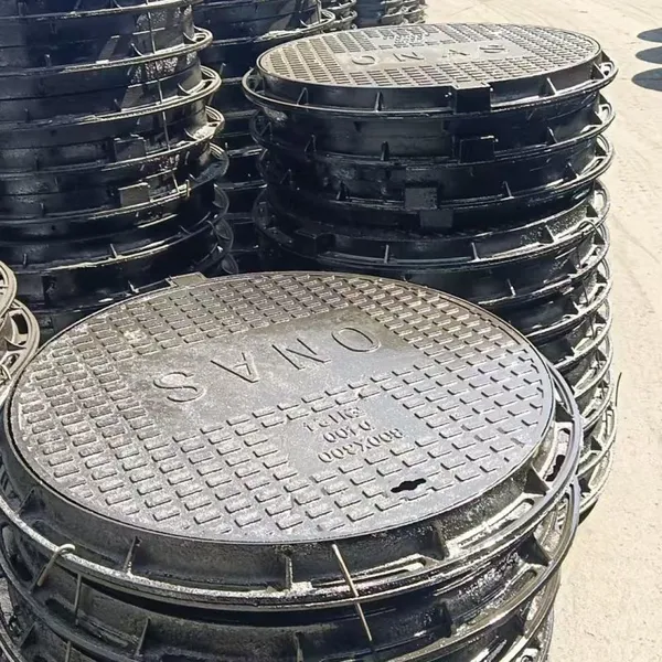 High-quality Ductile Iron Jingdong Brand Black Durable Manhole Cover for Municipal Engineering Customized Casting Lock Road photo-6