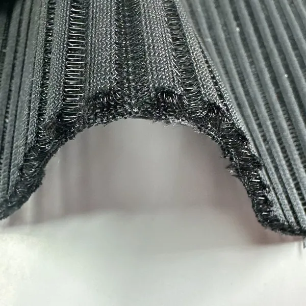 5MM Black 3D Stripe Spacer Fabric Weight of 550GSM with Great Burst Strength for Military Industry