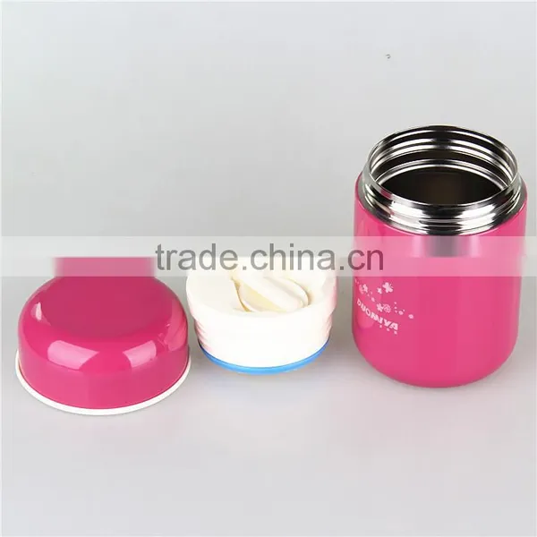 Newly Food Grade Promotional Fashional Concise Large-caliber Double Wall Stainless Steel Vacuum Flask photo-3