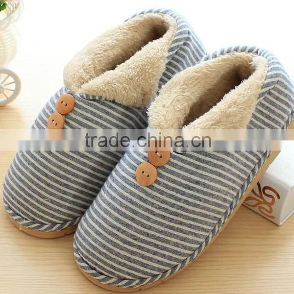 2015 Latest Design Cotton Fabrics Fashion Lady Slipper Warm Cotton Slippers photo-3