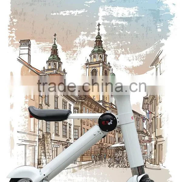Foldable 2 Wheels Electric Golf Cart Scooter With Max 35km Distance Range photo-2