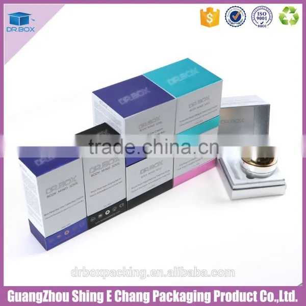 Inside the Plastic Holder Silver Cardboard Recycled Cosmetic Boxes photo-5