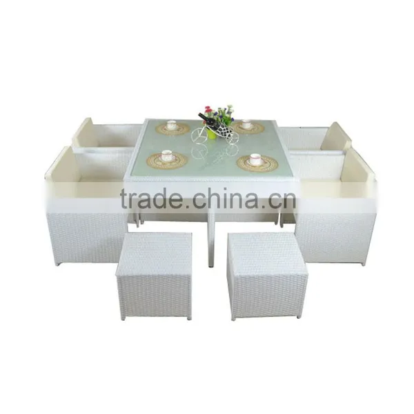 Patio Rattan Furniture Table And Chair Sets Garden Outdoor Rattan Wicker Balcony Furniture Set Quality Choice photo-3